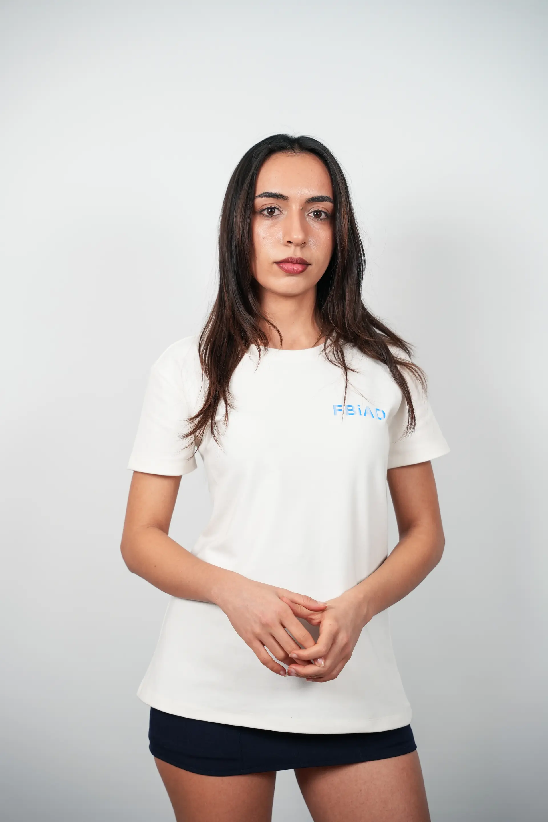 FBIAD Logolu Bisiklet Yaka Tişört